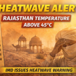 Heatwave Alert in Rajasthan: IMD Issues Warning as Temperatures Cross 45°C in Western Districts
