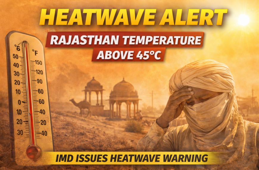 Heatwave Alert in Rajasthan: IMD Issues Warning as Temperatures Cross 45°C in Western Districts