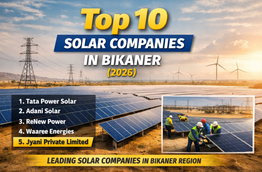 Bikaner Sees Rapid Solar Growth: Industry Watchlists Top 10 Companies Driving Regional Projects
